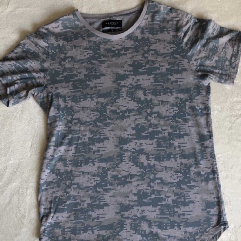 Pac sun scallop fit army camo
